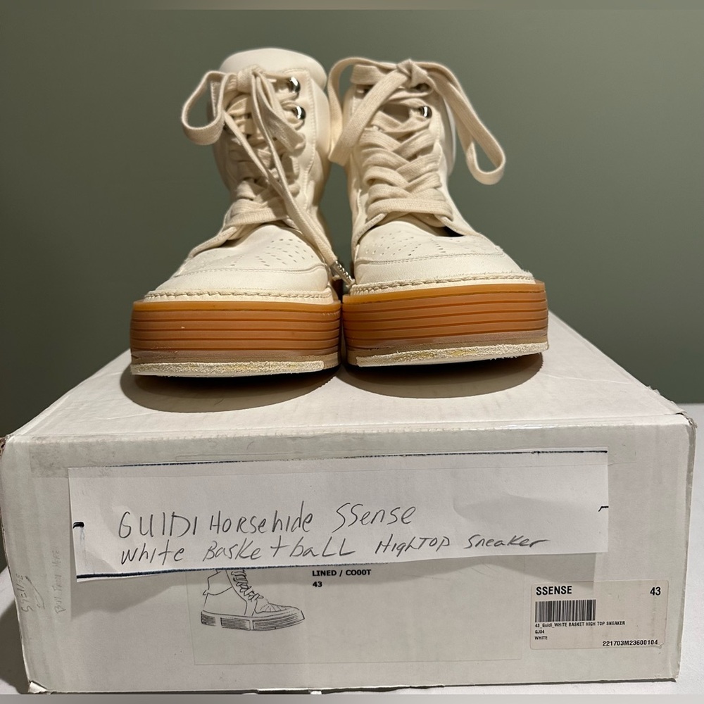 Guidi Gj04 High-top Sneakers - White